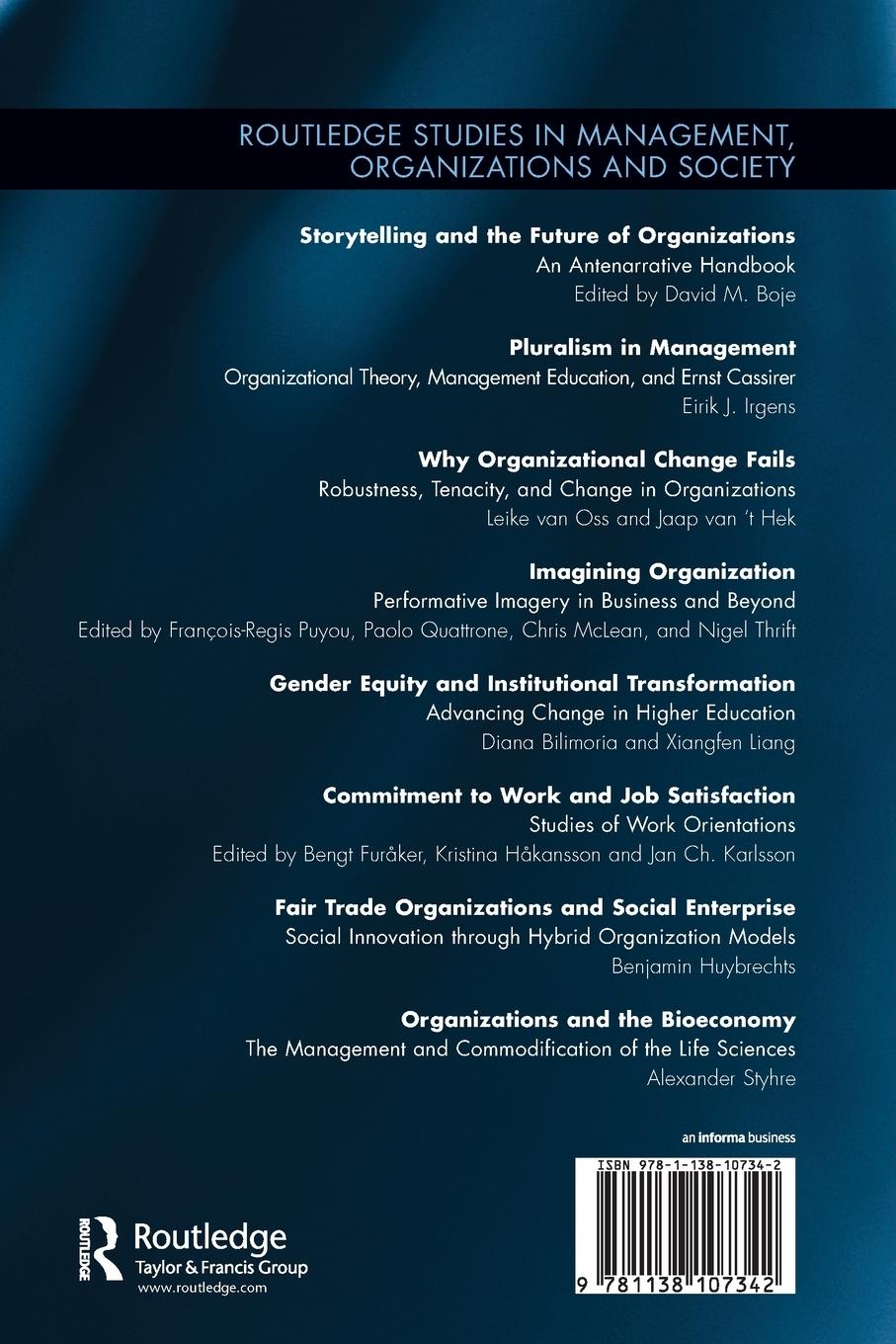 Rückseitencover Organizations and the Bioeconomy