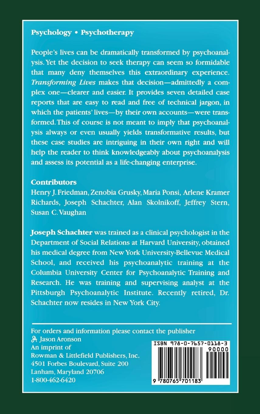 Rückseitencover Transforming Lives