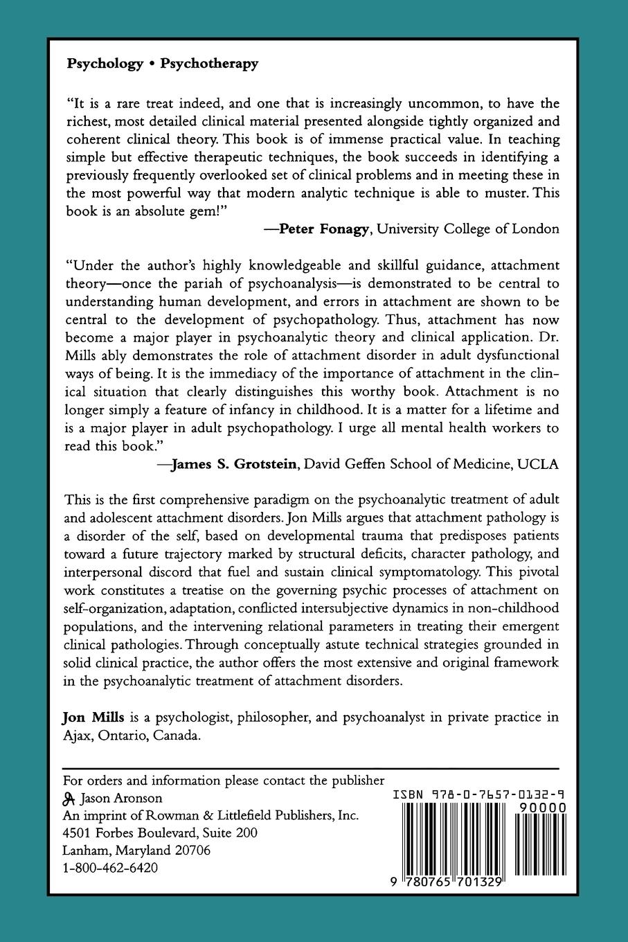 Rückseitencover Treating Attachment Pathology