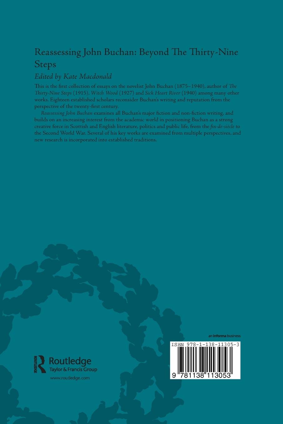 Rückseitencover Reassessing John Buchan