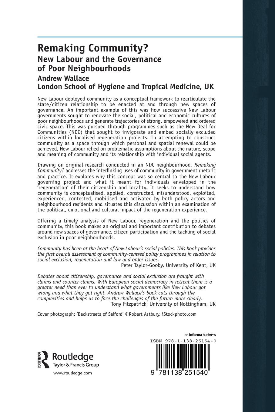 Rückseitencover Remaking Community?