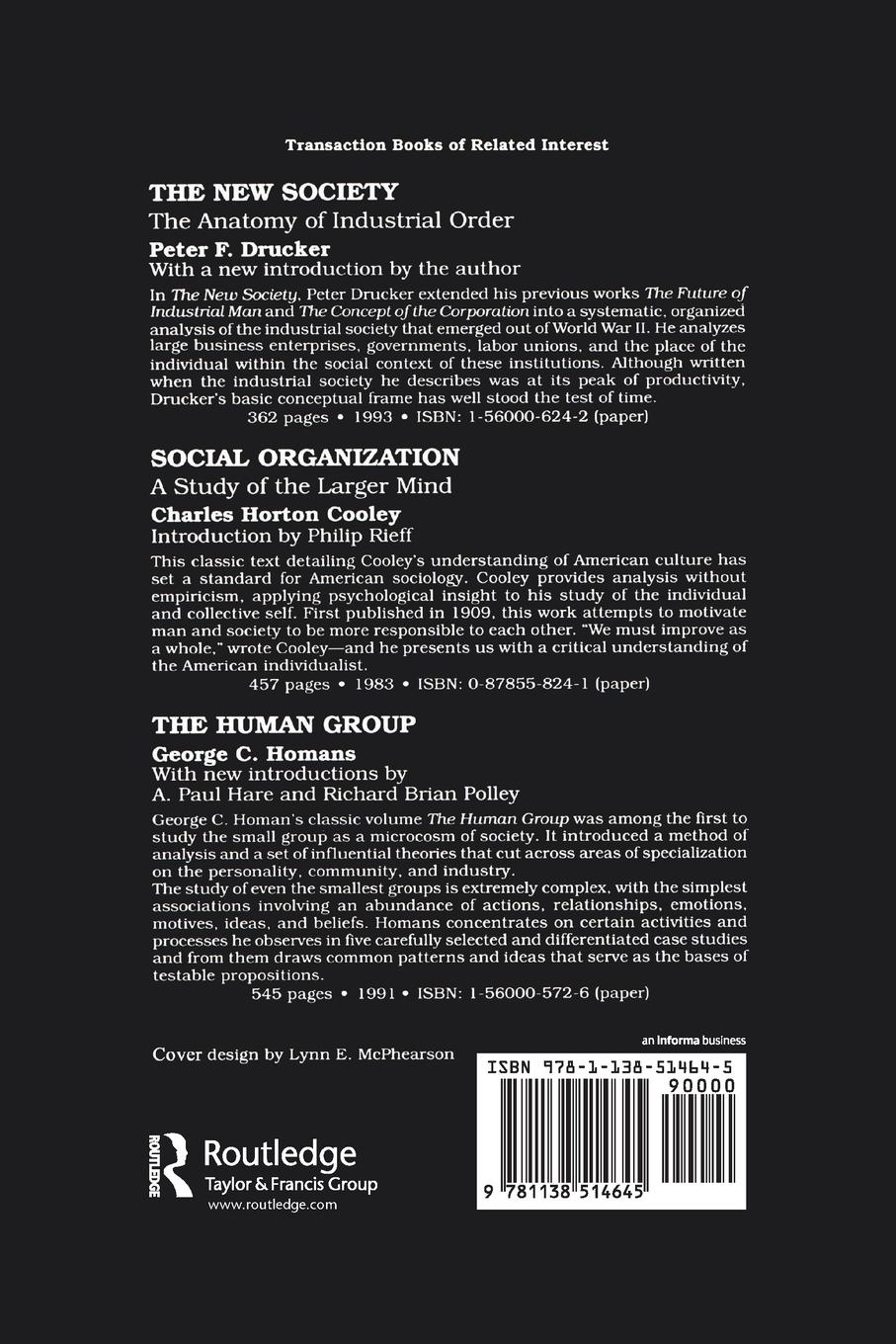 Rückseitencover Social Control and Public Intellect