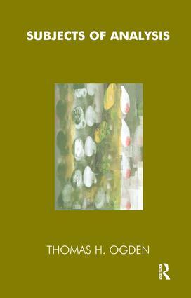 Vorderes Coverbild Subjects of Analysis