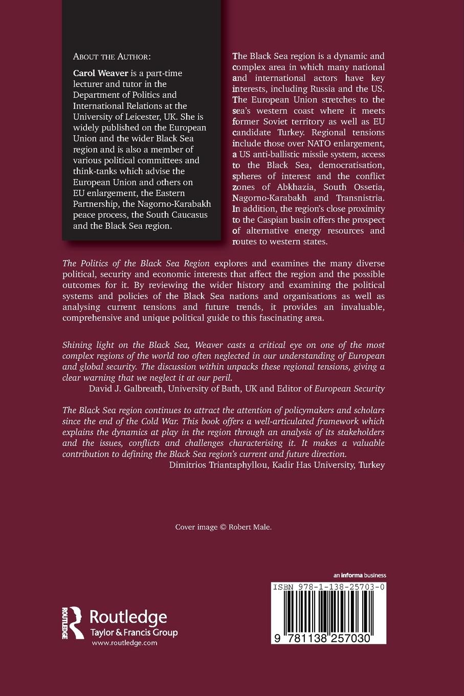 Rückseitencover The Politics of the Black Sea Region