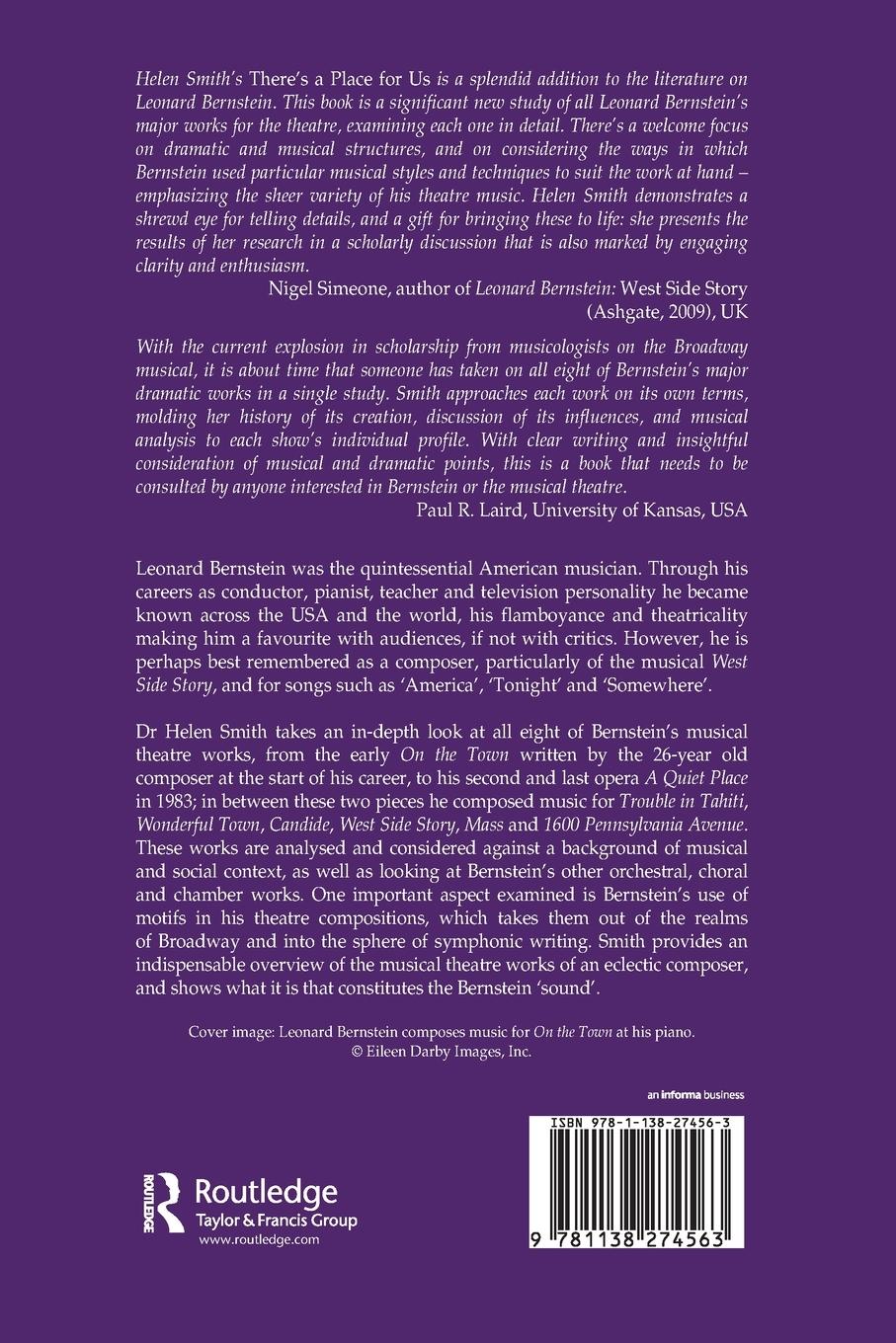 Rückseitencover There's a Place For Us