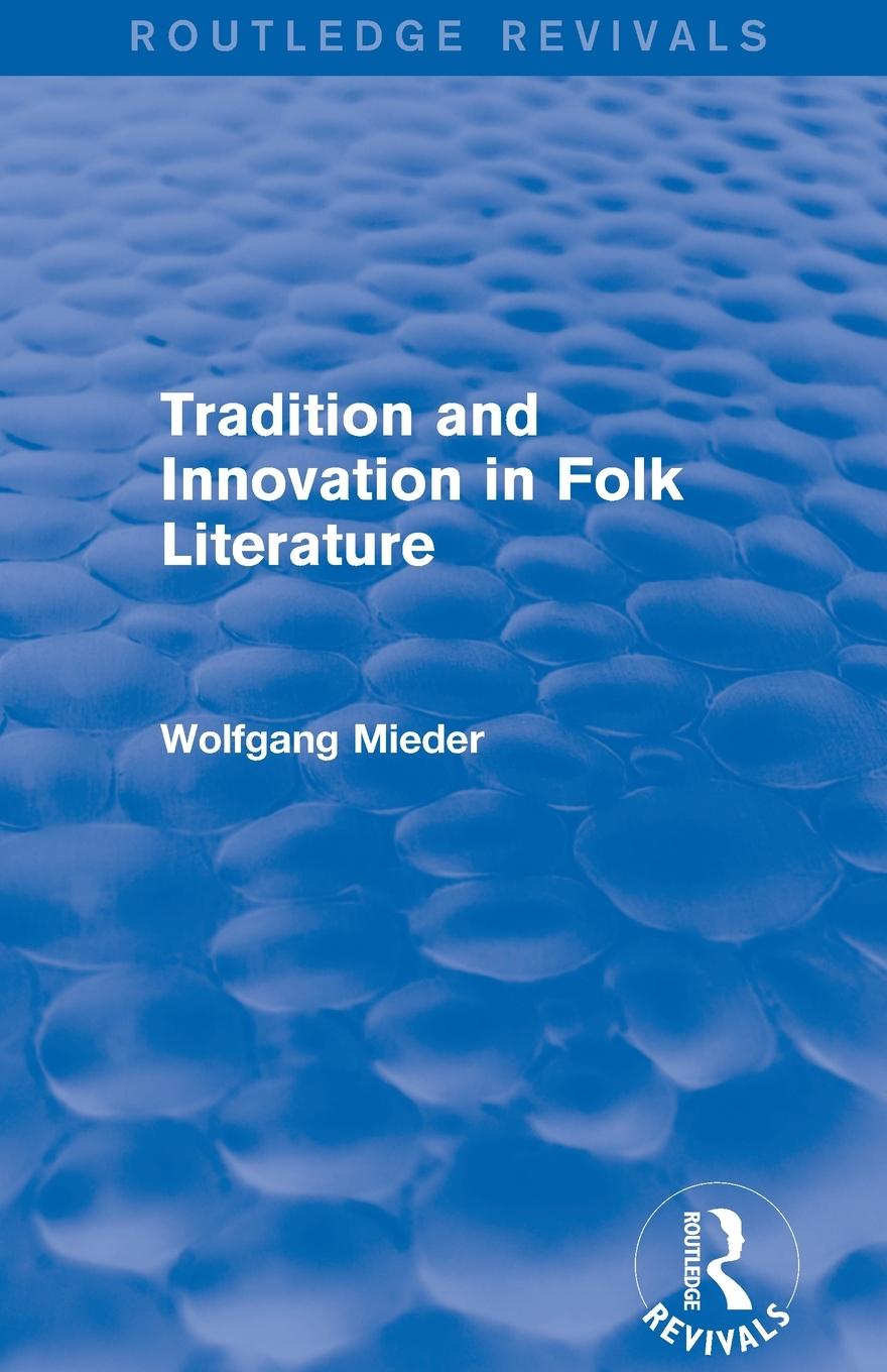 Vorderes Coverbild Tradition and Innovation in Folk Literature