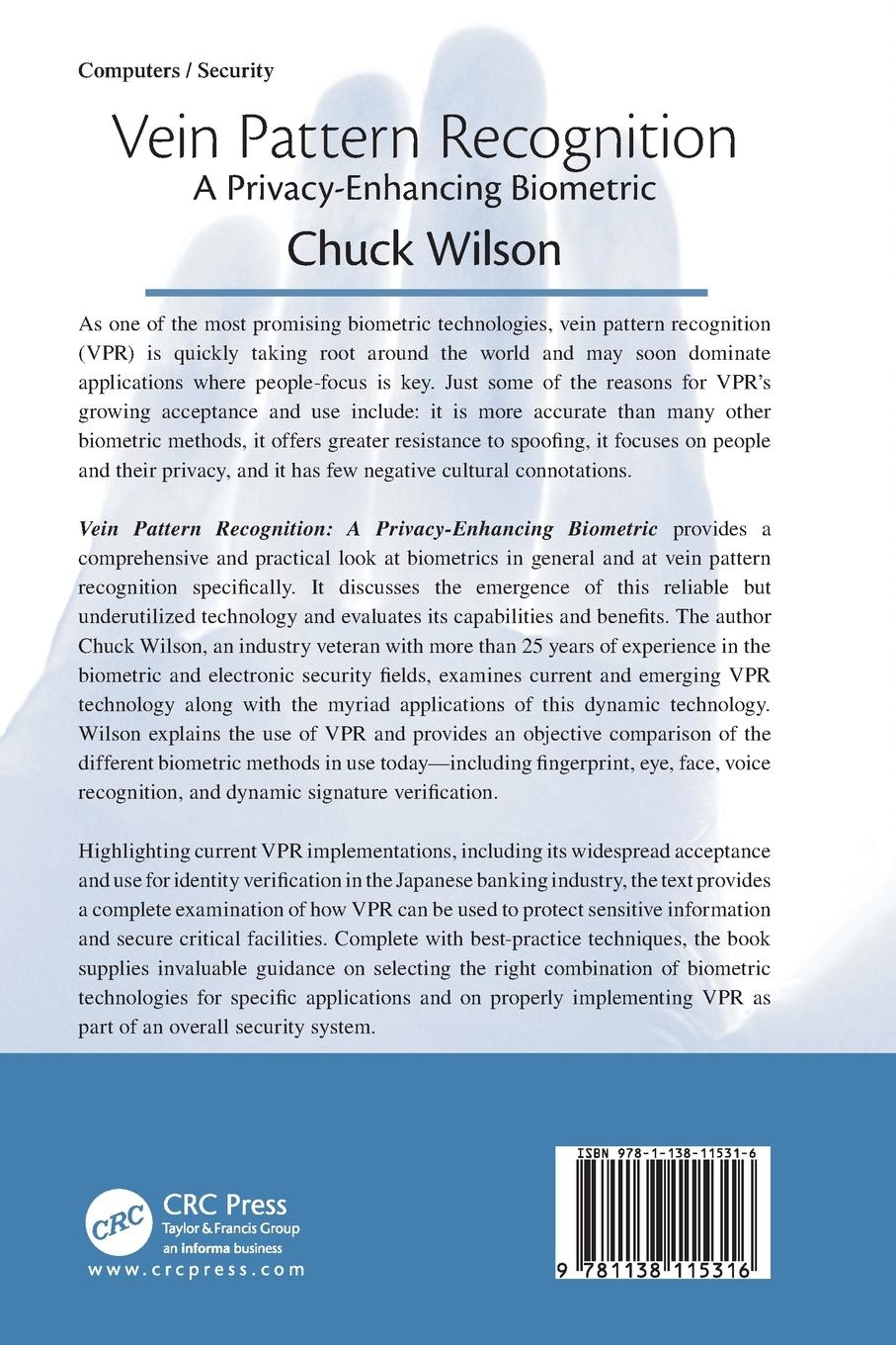 Rückseitencover Vein Pattern Recognition