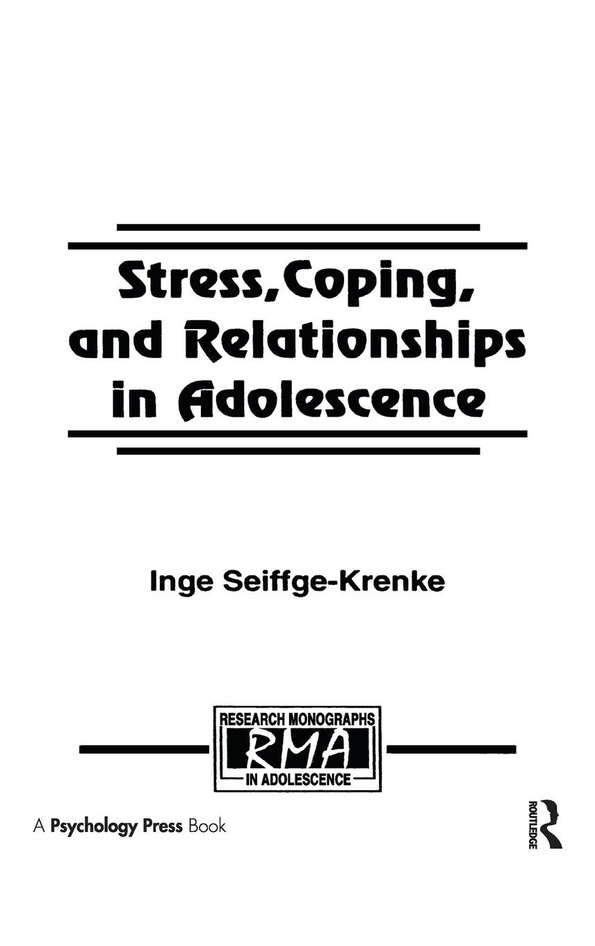 Vorderes Coverbild Stress, Coping, and Relationships in Adolescence