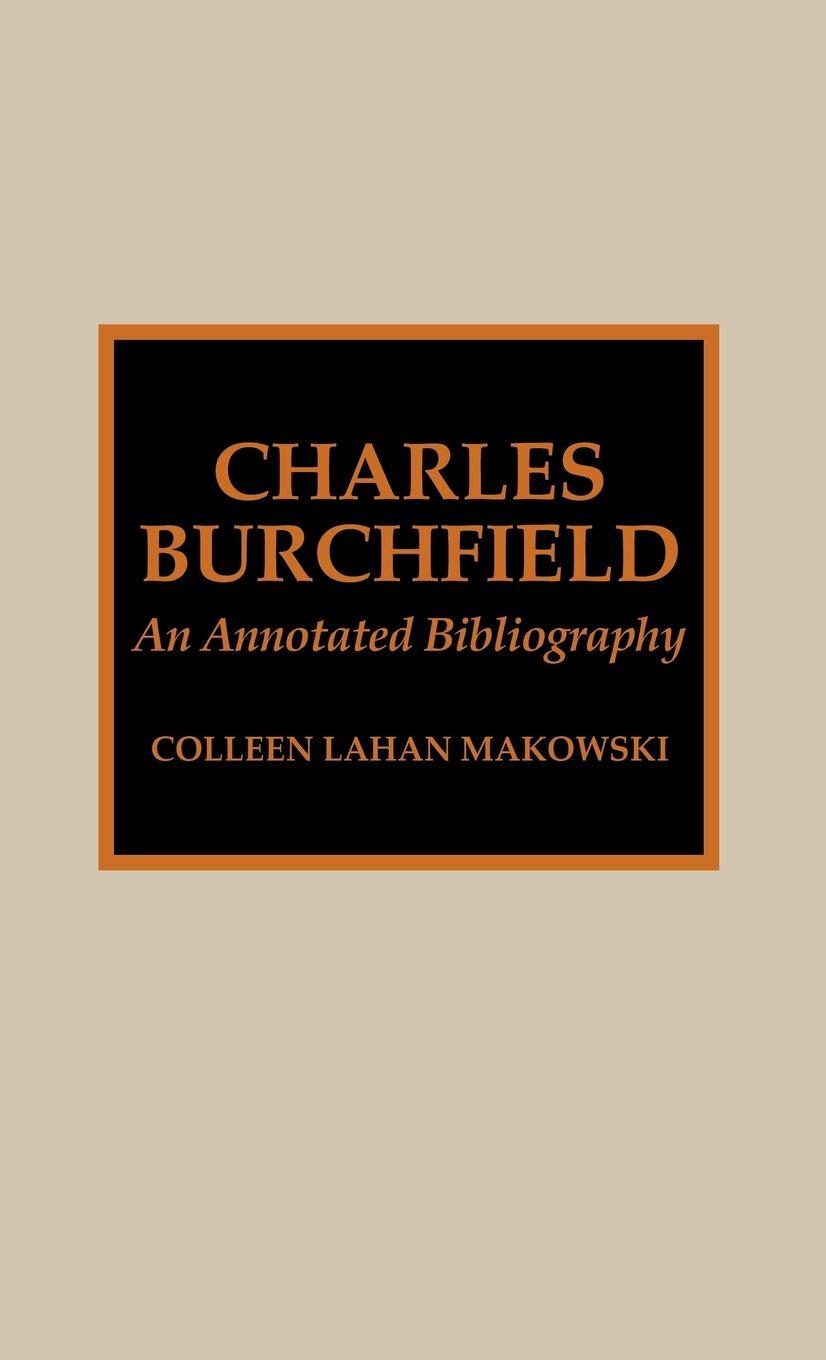 Vorderes Coverbild Charles Burchfield