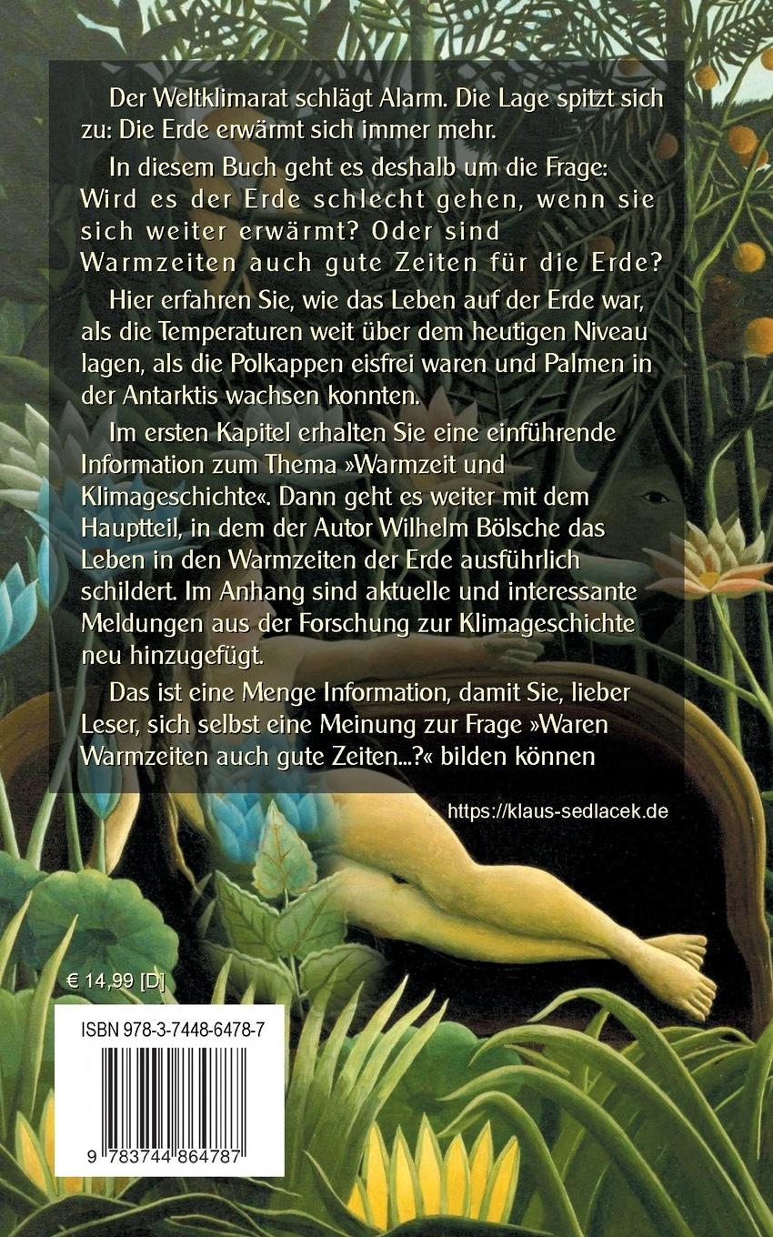 Rückseitencover Leben in der Warmzeit der Erde