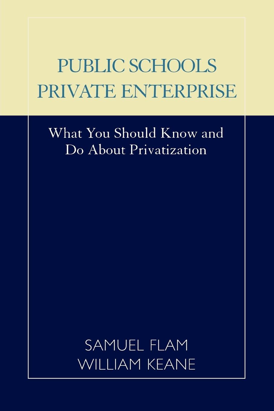 Vorderes Coverbild Public Schools/Private Enterprise