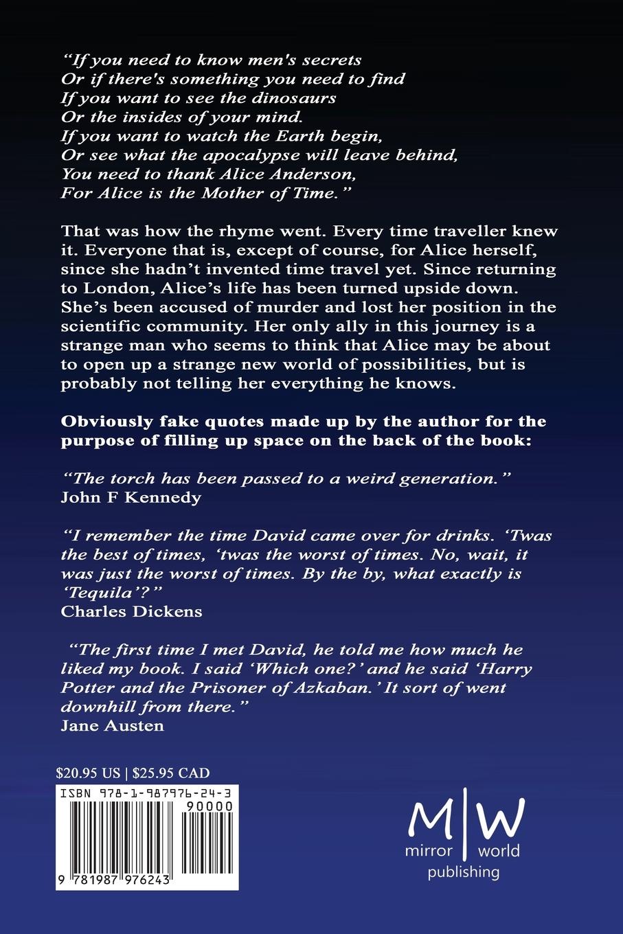 Rückseitencover The Time Traveller's Resort and Museum