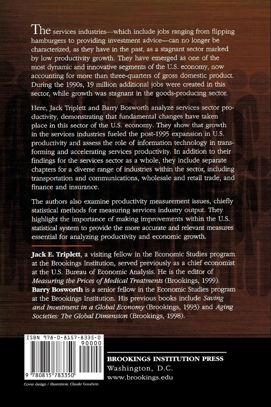 Rückseitencover Productivity in the U.S. Services Sector