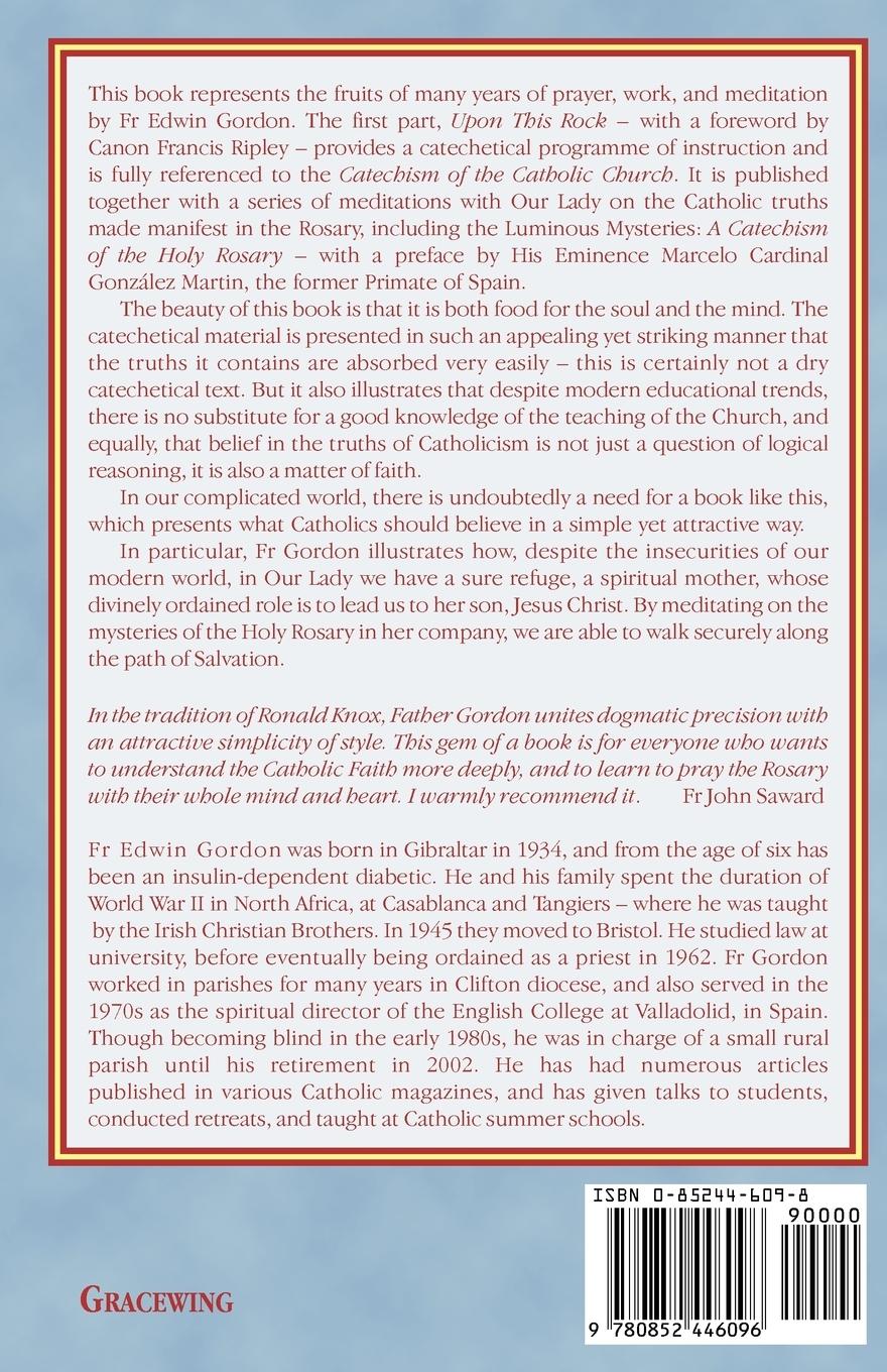Rückseitencover Upon This Rock and a Catechism of the Holy Rosary