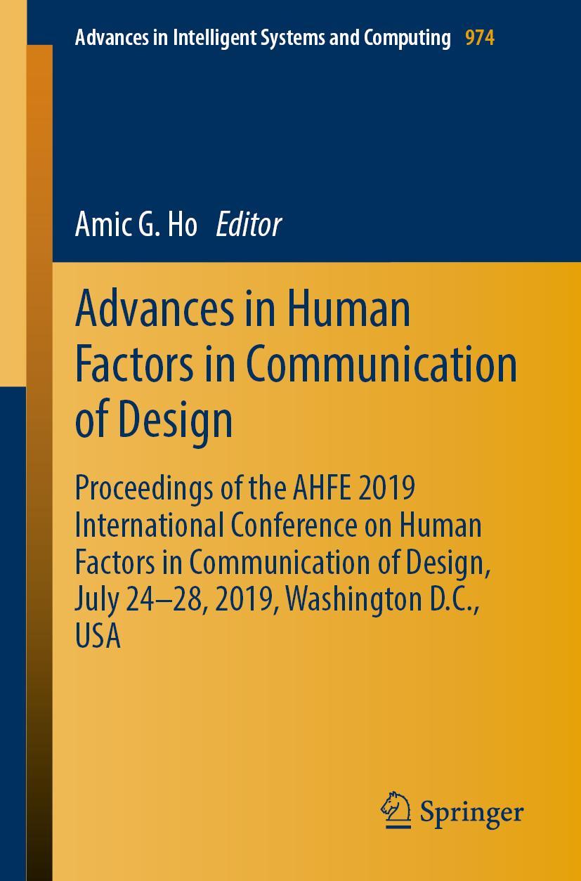 Vorderes Coverbild Advances in Human Factors in Communication of Design
