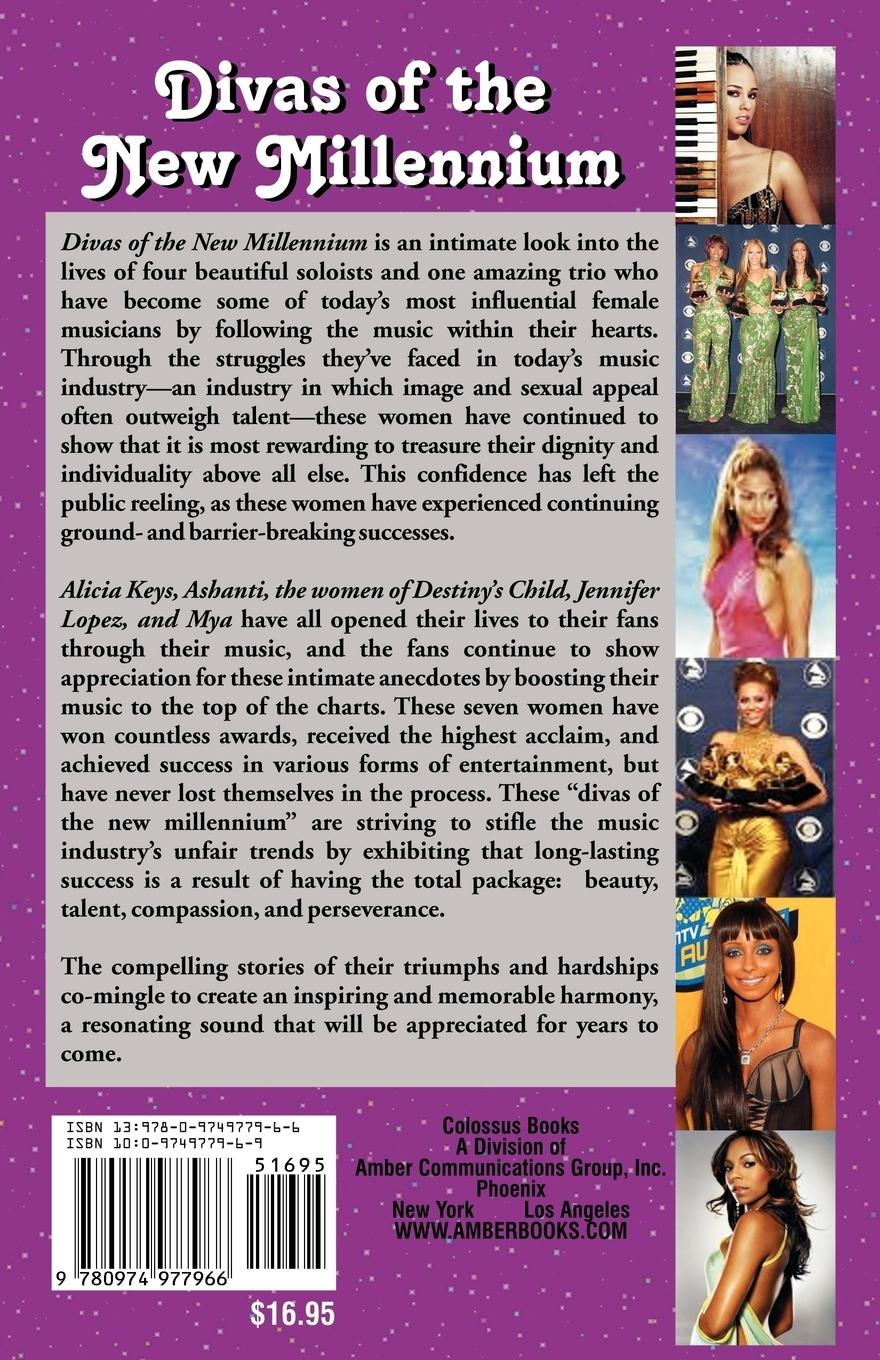 Rückseitencover Alicia Keys, Ashanti, Beyonce, Destiny's Child, Jennifer Lopez & Mya: Divas of the New Millennium
