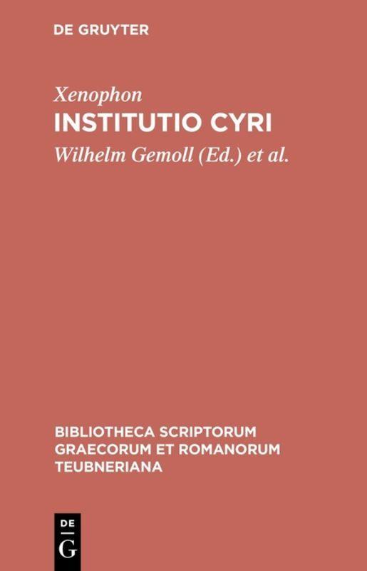 Vorderes Coverbild Institutio Cyri