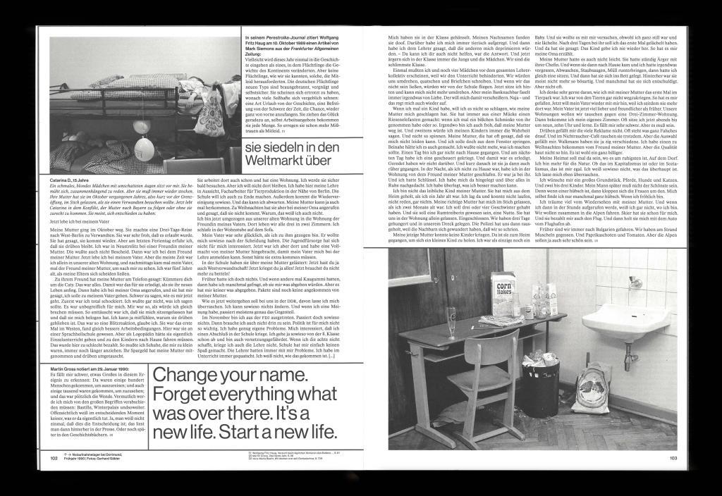 Beispielinhalt (Bild) Das Jahr 1990 freilegen