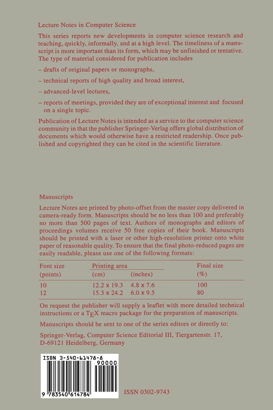 Rückseitencover Computer Aided Systems Theory - CAST '94