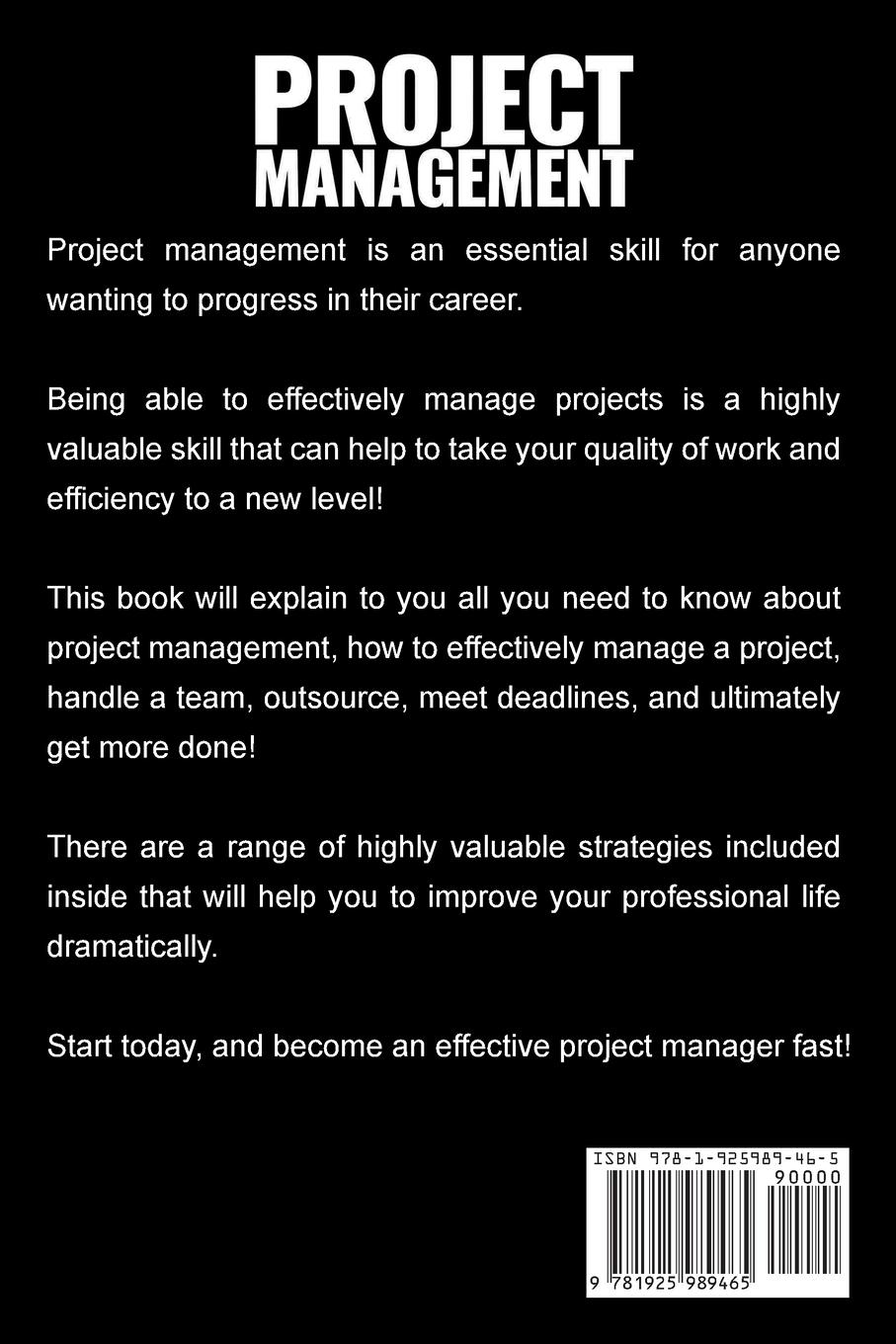 Rückseitencover Project Management