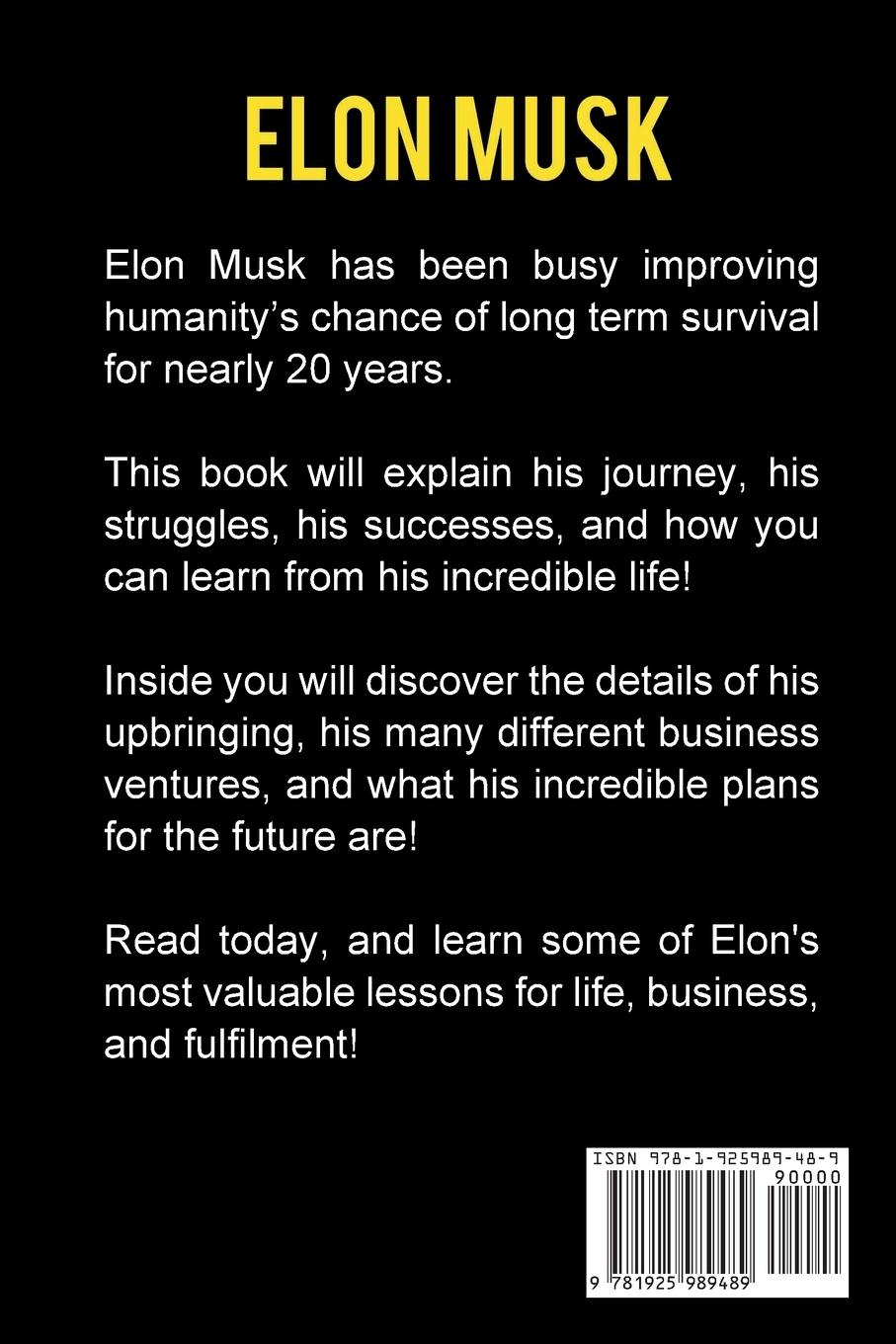 Rückseitencover Elon Musk