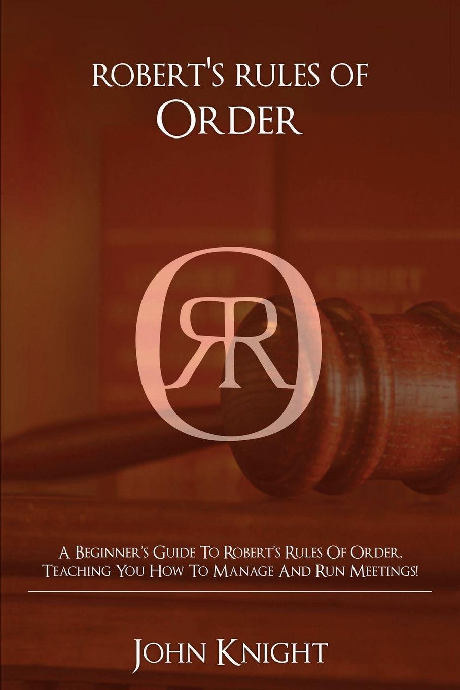Vorderes Coverbild Robert's Rules of Order