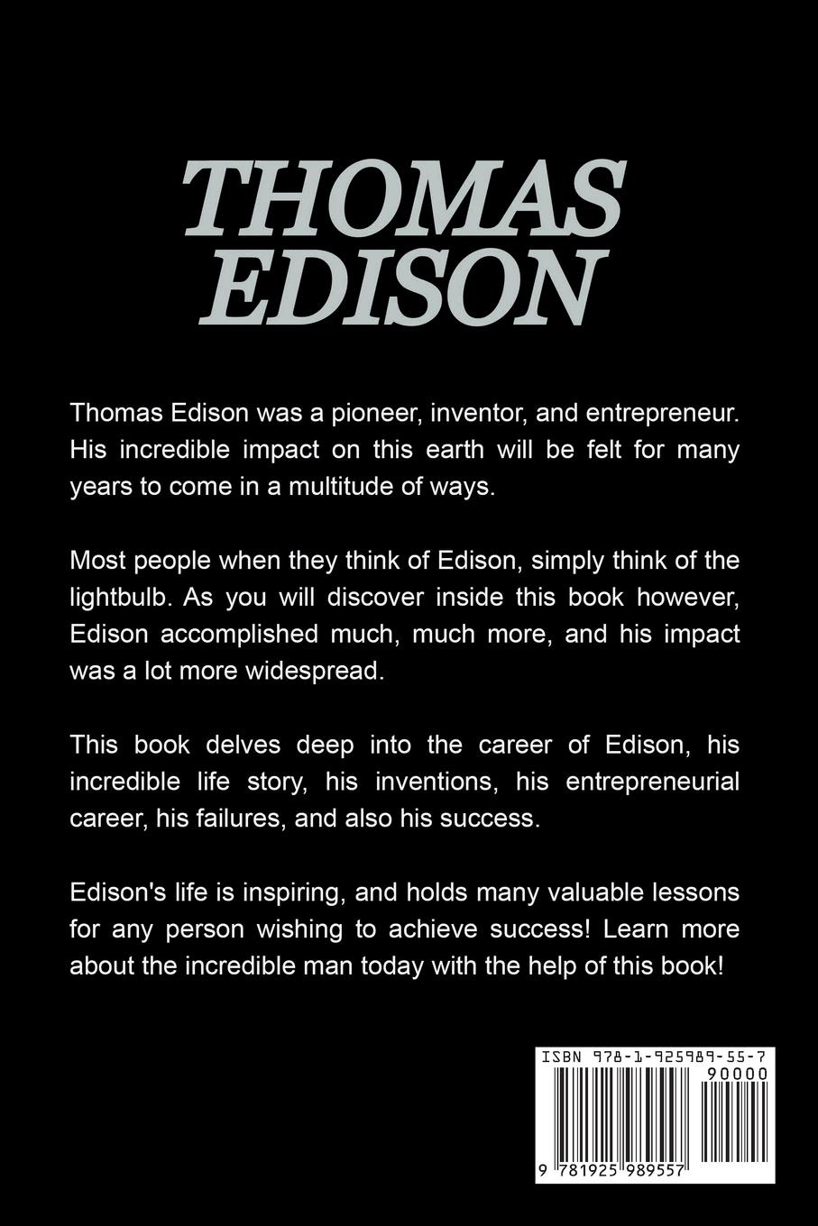 Rückseitencover Thomas Edison