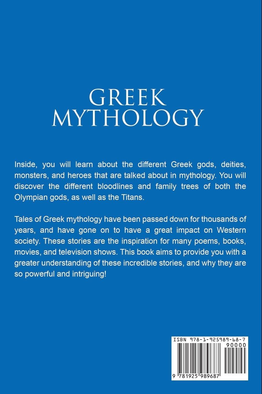 Rückseitencover Greek Mythology