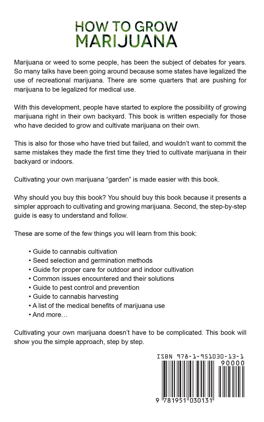Rückseitencover How to Grow Marijuana