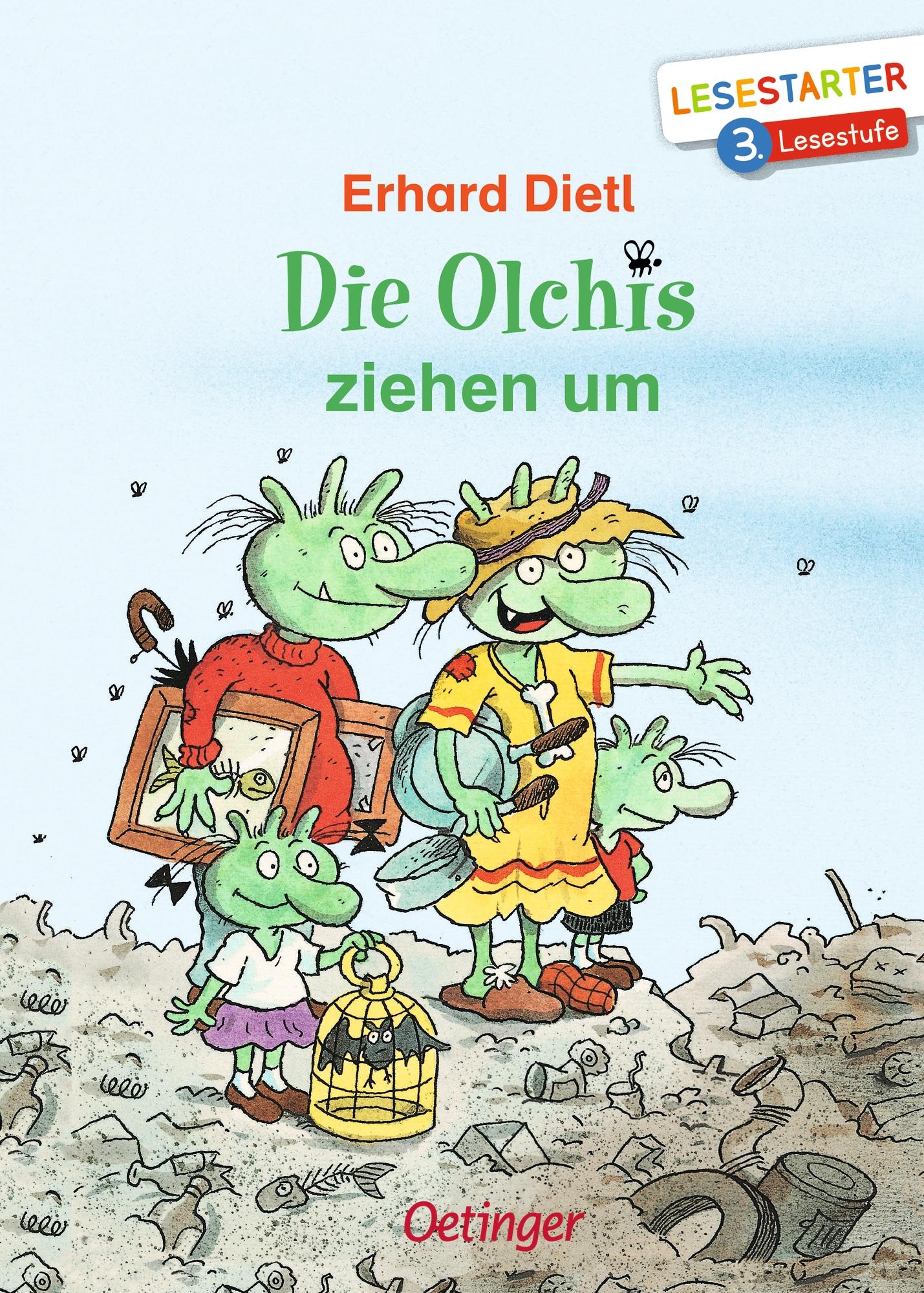Vorderes Coverbild Die Olchis ziehen um