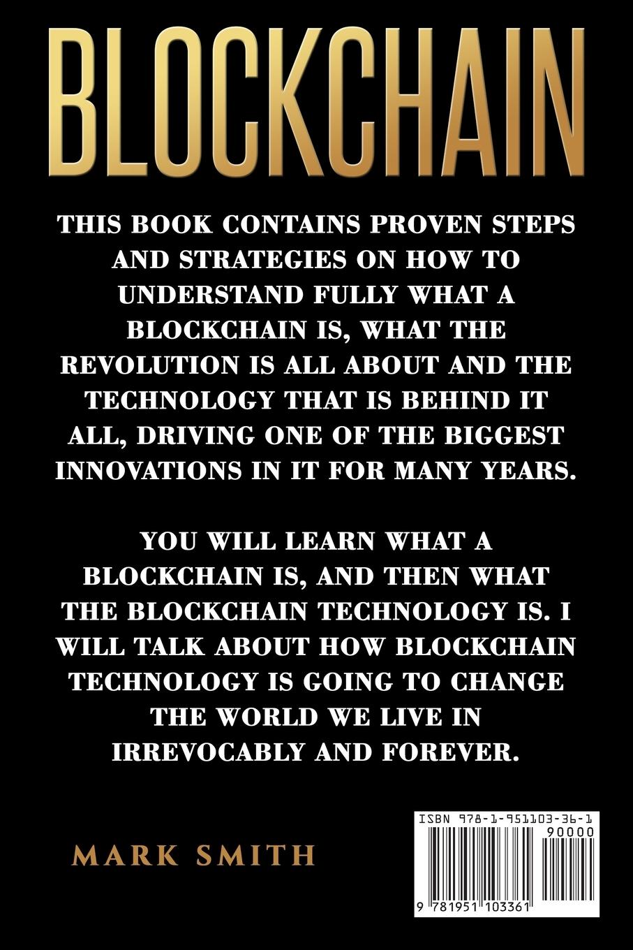 Rückseitencover Blockchain