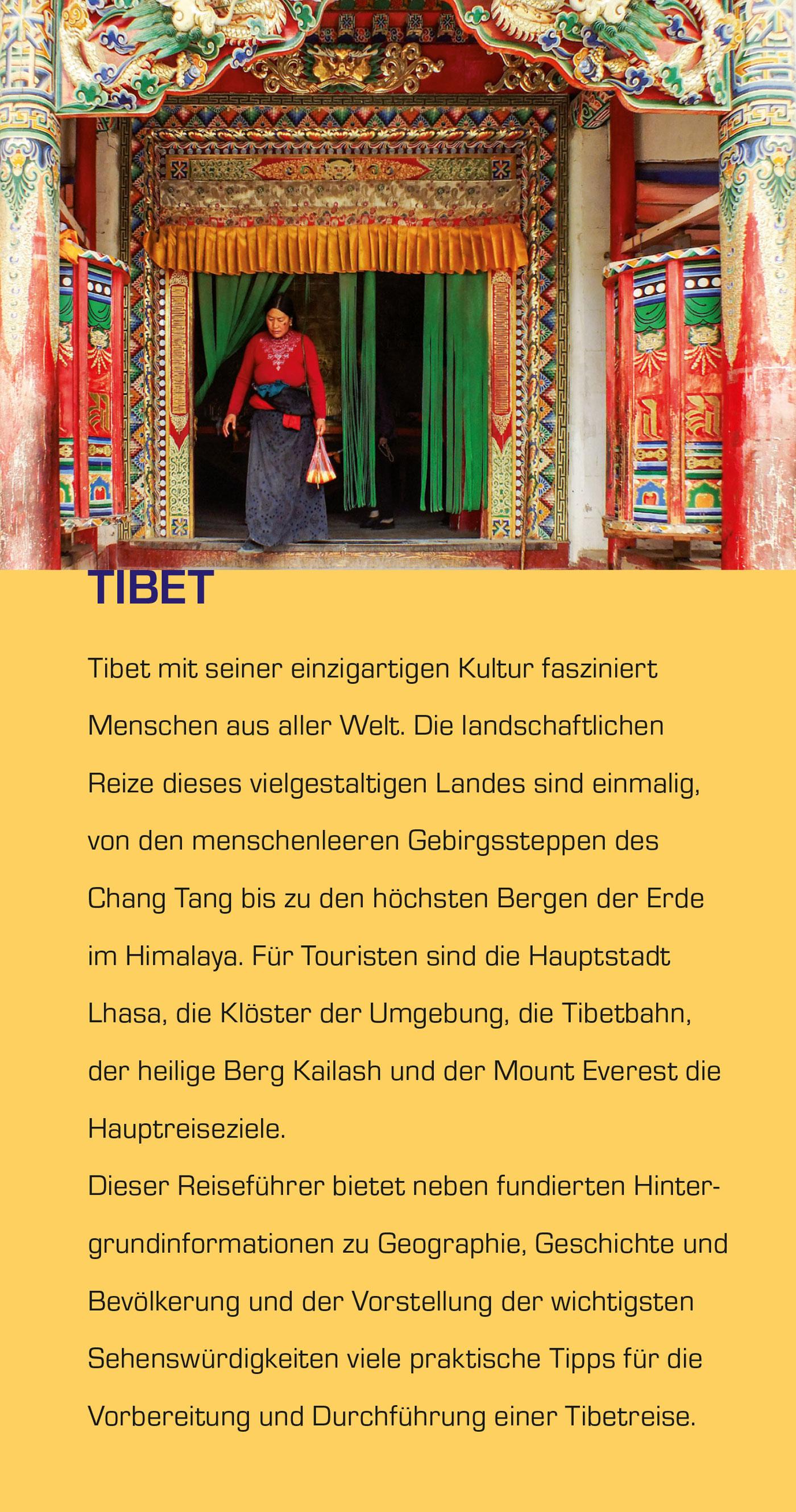 Beispielinhalt (Bild) Reiseführer Tibet