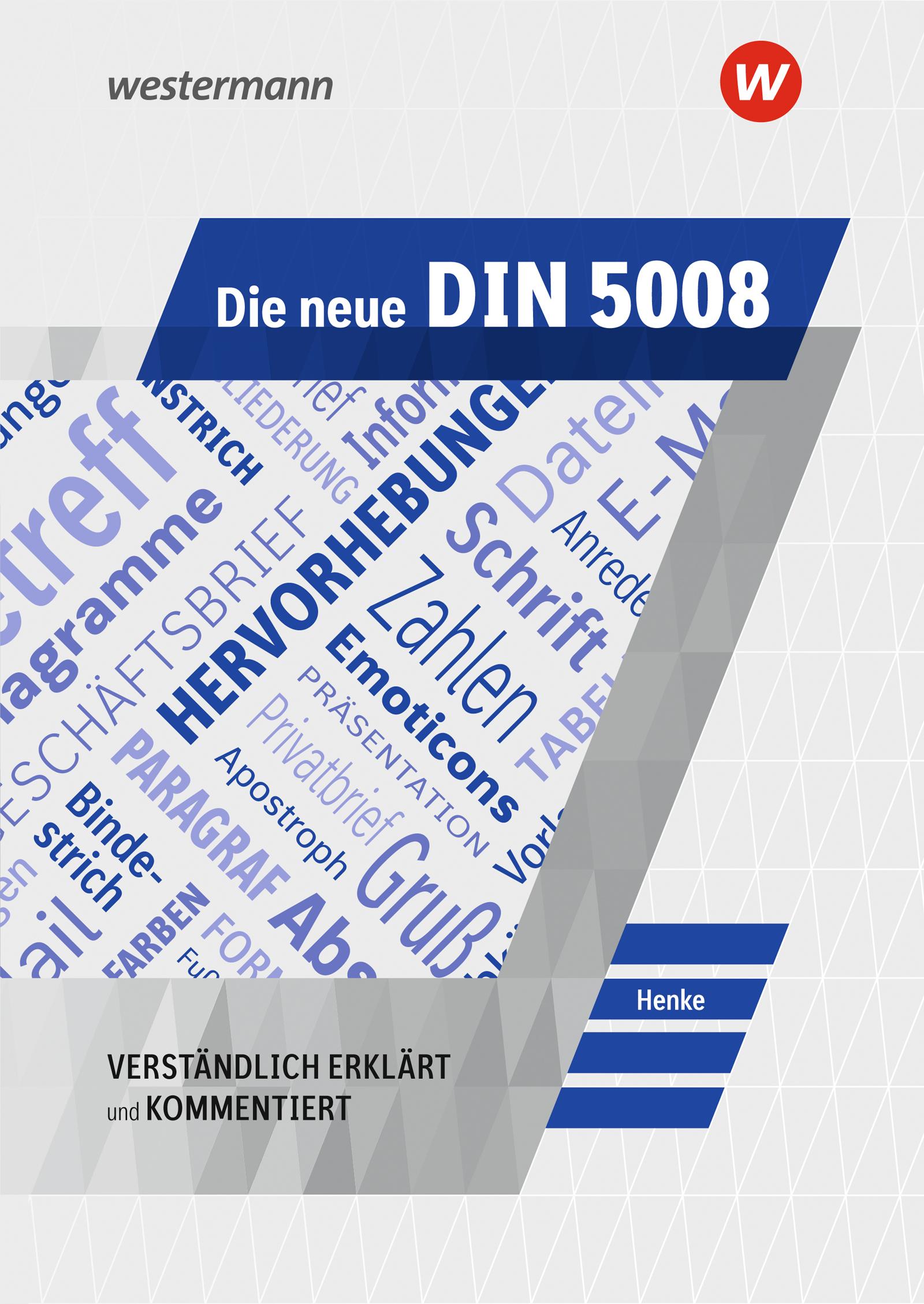 Vorderes Coverbild Die neue DIN 5008. Schulbuch