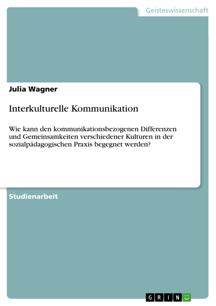 Vorderes Coverbild Interkulturelle Kommunikation