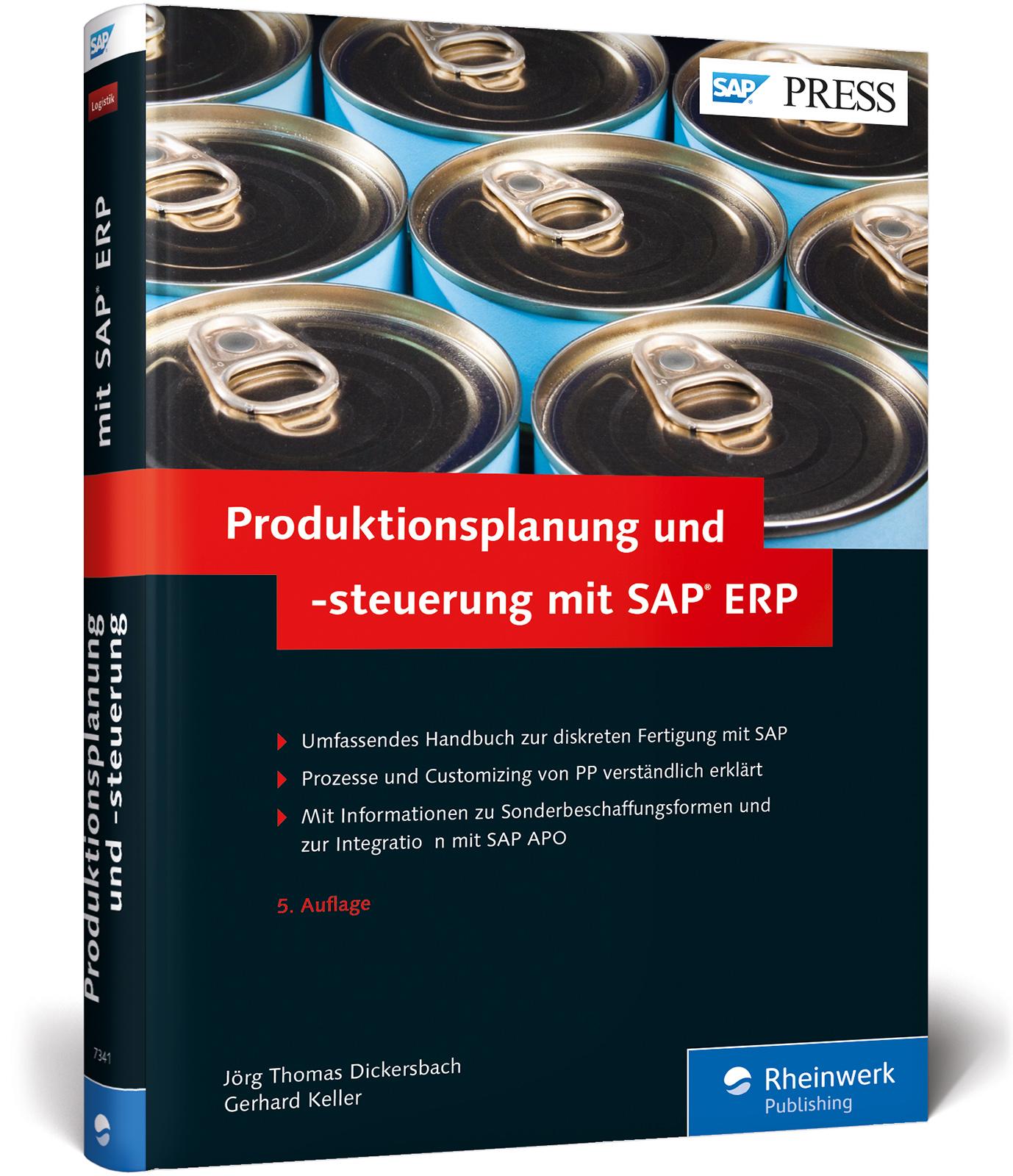 Vorderes Coverbild Produktionsplanung und -steuerung mit SAP ERP