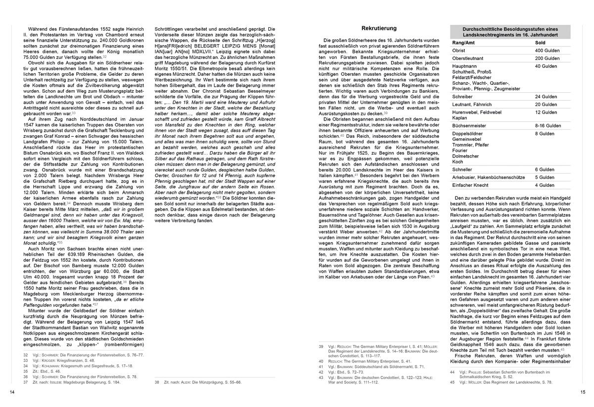 Beispielinhalt (Bild) Die Heere des Schmalkaldischen Krieges