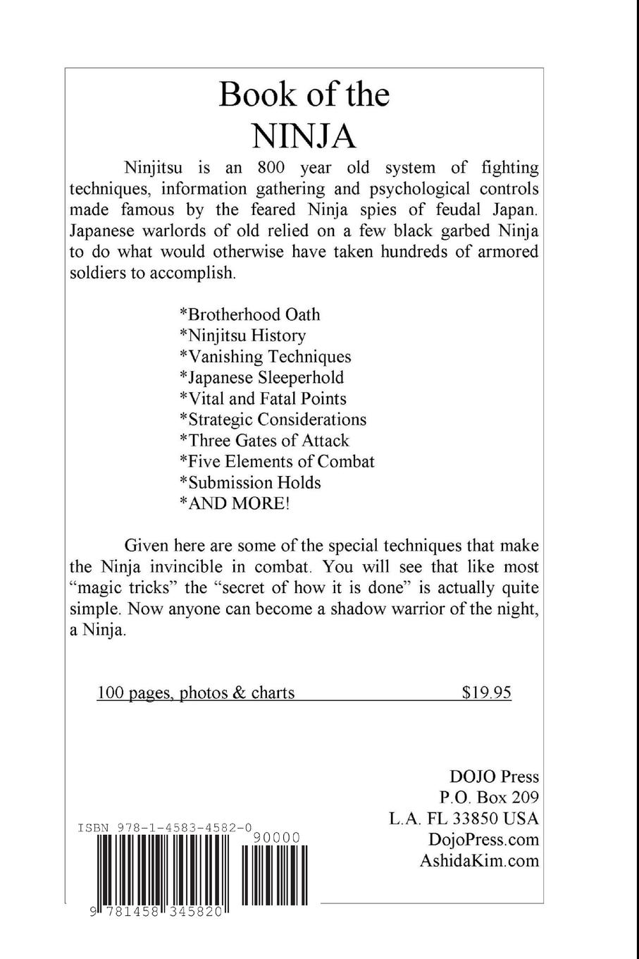 Rückseitencover Book of the Ninja