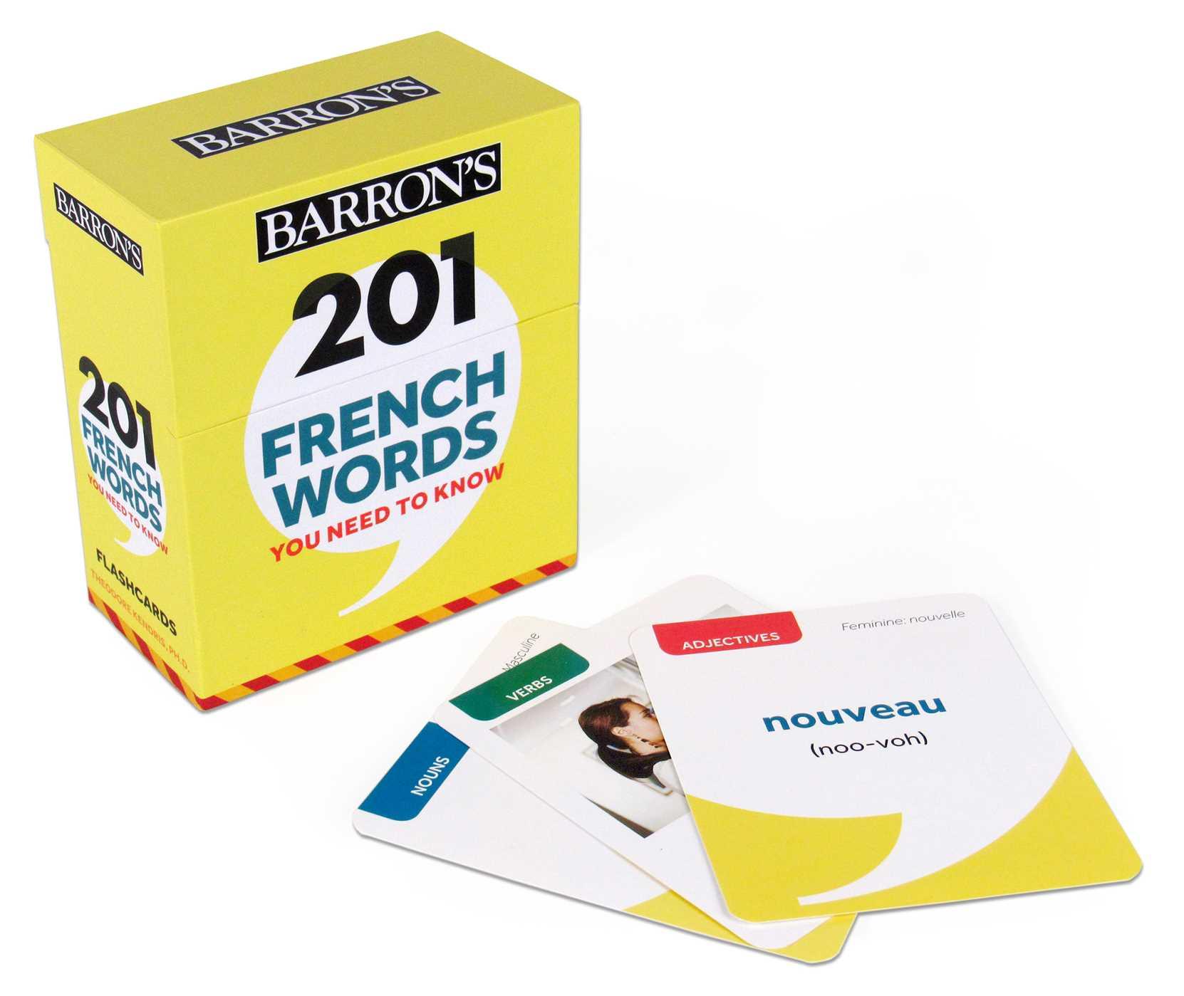 Vorderes Coverbild 201 French Words You Need to Know Flashcards