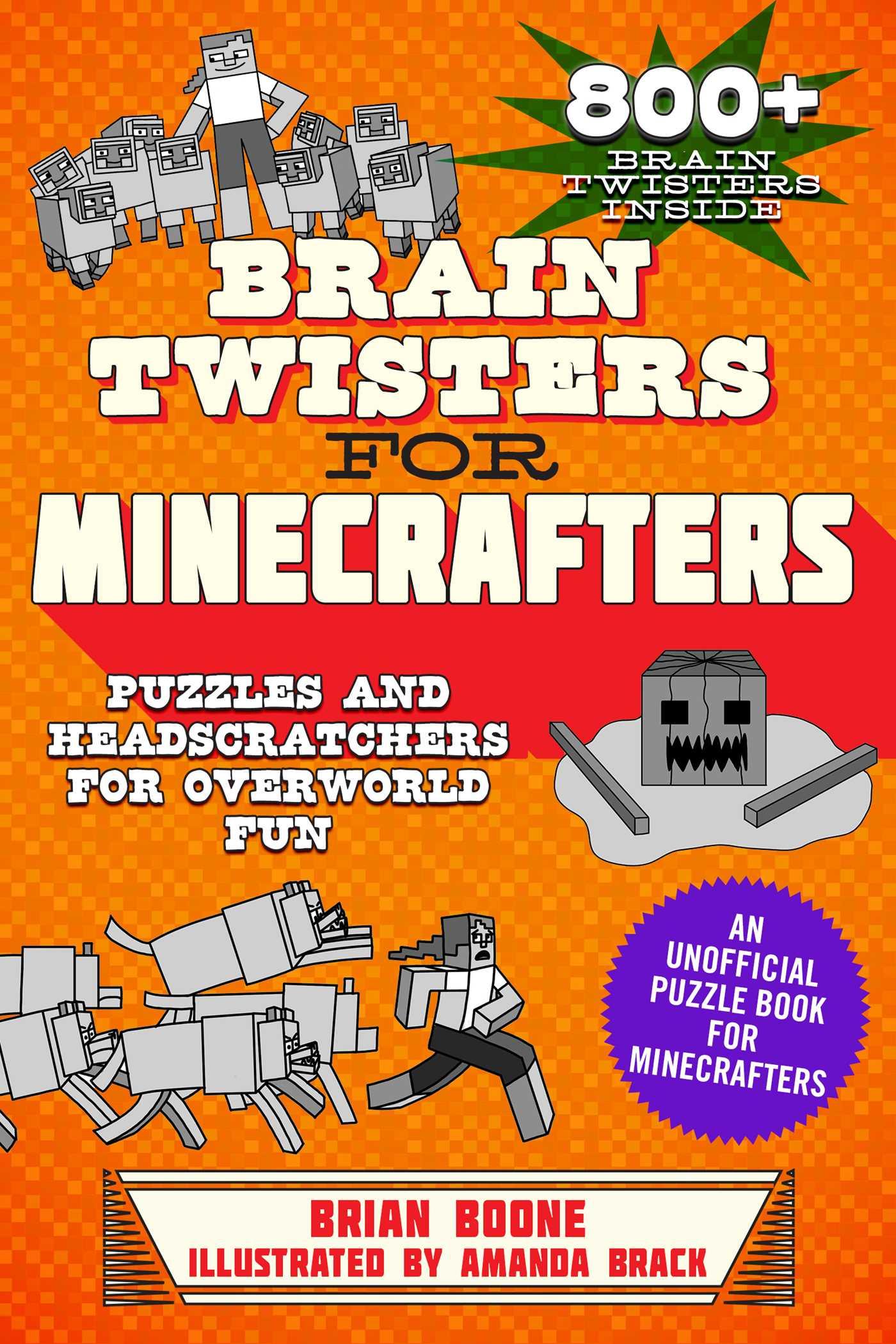 Vorderes Coverbild Brain Twisters for Minecrafters