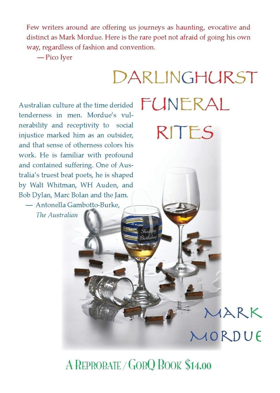 Vorderes Coverbild Darlinghurst Funeral Rites/Poems From the South Coast/Phone Poems