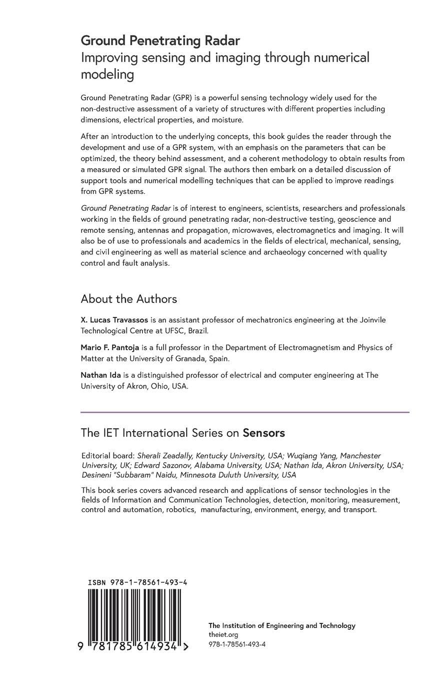 Rückseitencover Ground Penetrating Radar: Improving Sensing and Imaging Through Numerical Modeling