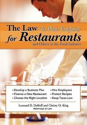 Vorderes Coverbild The Law in Plain English for Restaurants and Others in the Food Industry