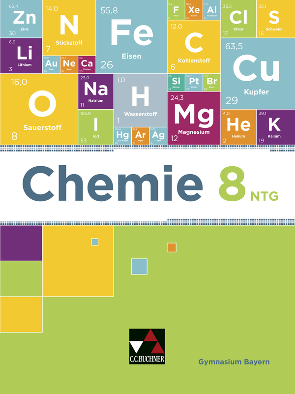 Vorderes Coverbild Chemie Bayern - neu 8 NTG Schülerband