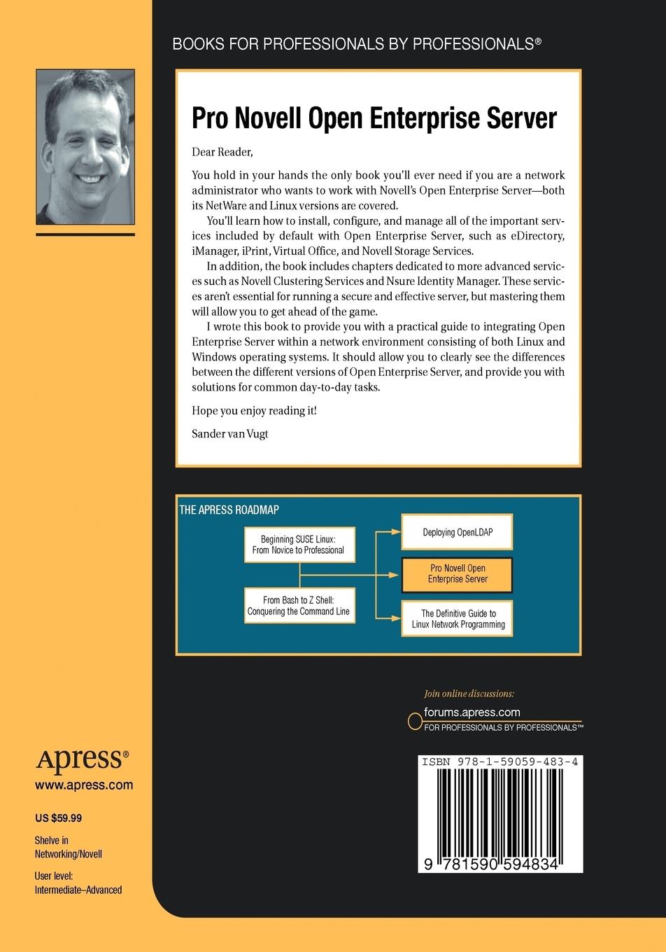 Rückseitencover Pro Novell Open Enterprise Server