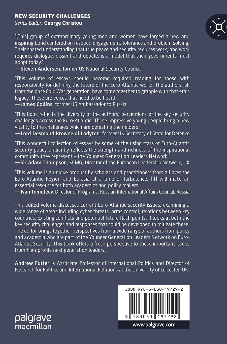 Rückseitencover Threats to Euro-Atlantic Security
