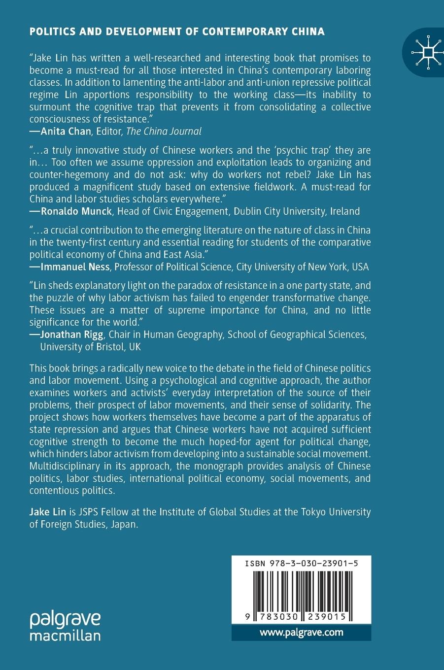 Rückseitencover Chinese Politics and Labor Movements