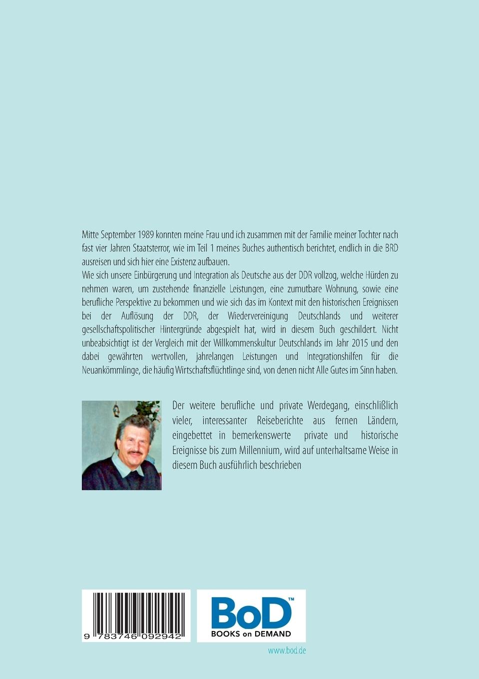 Rückseitencover Lebensweg eines Zeitzeugen