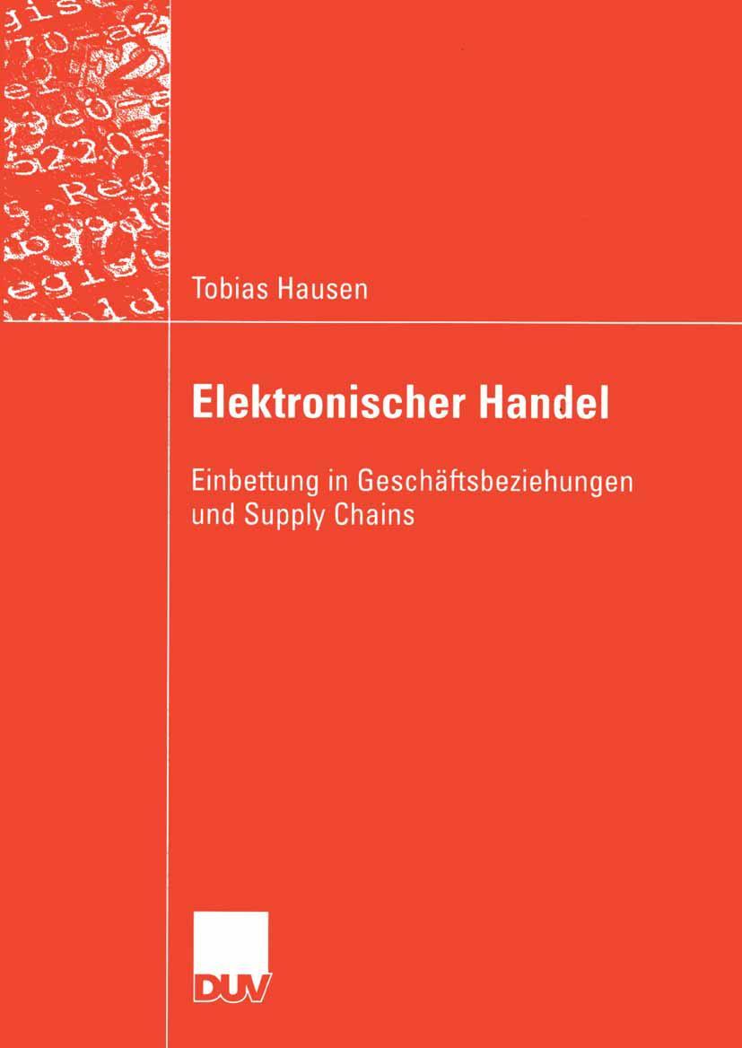 Vorderes Coverbild Elektronischer Handel