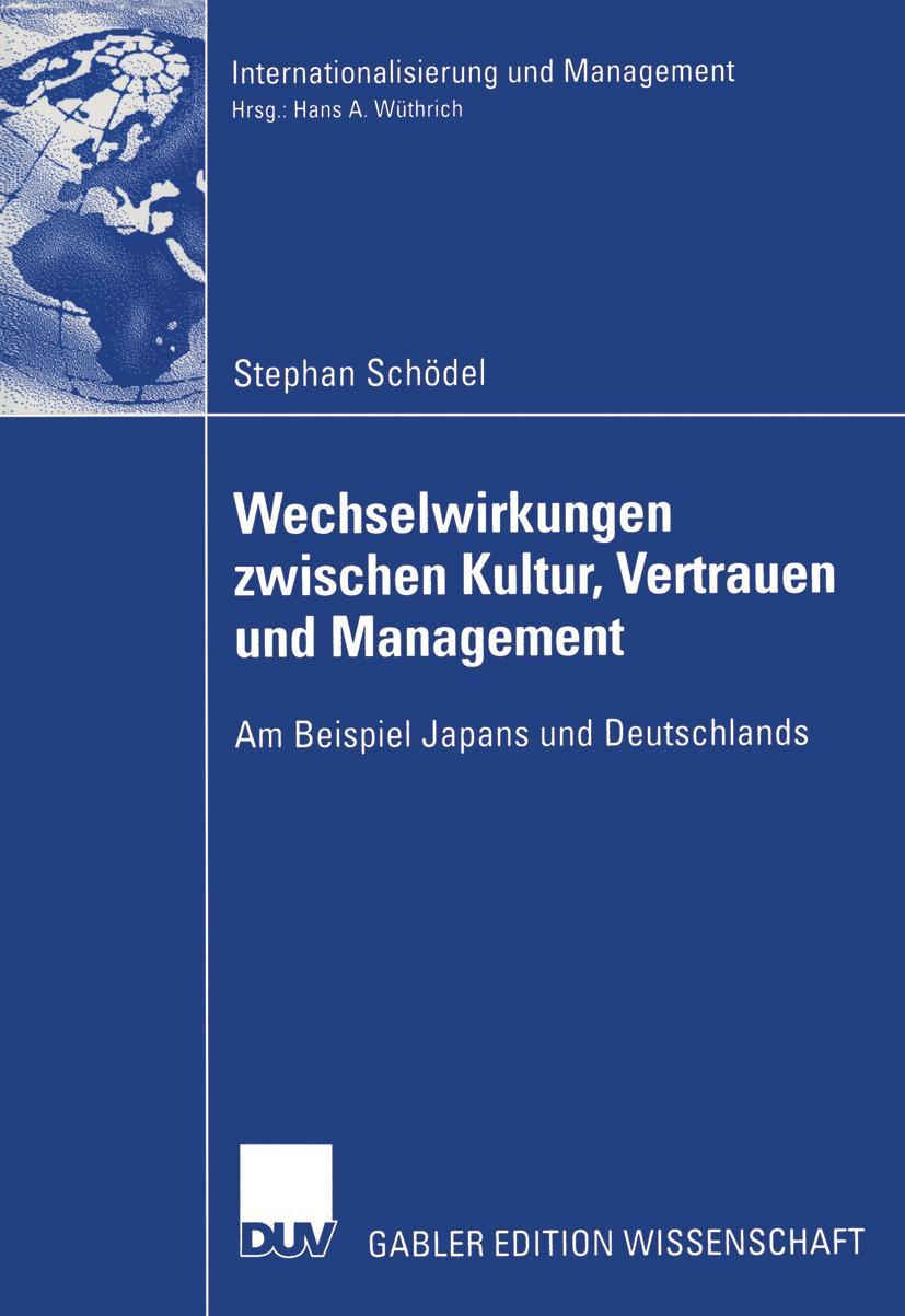 Vorderes Coverbild Wechselwirkungen zwischen Kultur, Vertrauen und Management