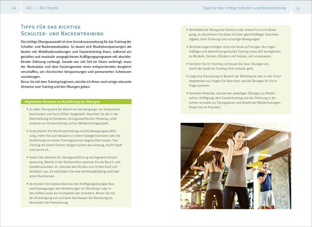 Beispielinhalt (Bild) Schulter-Nacken-Training